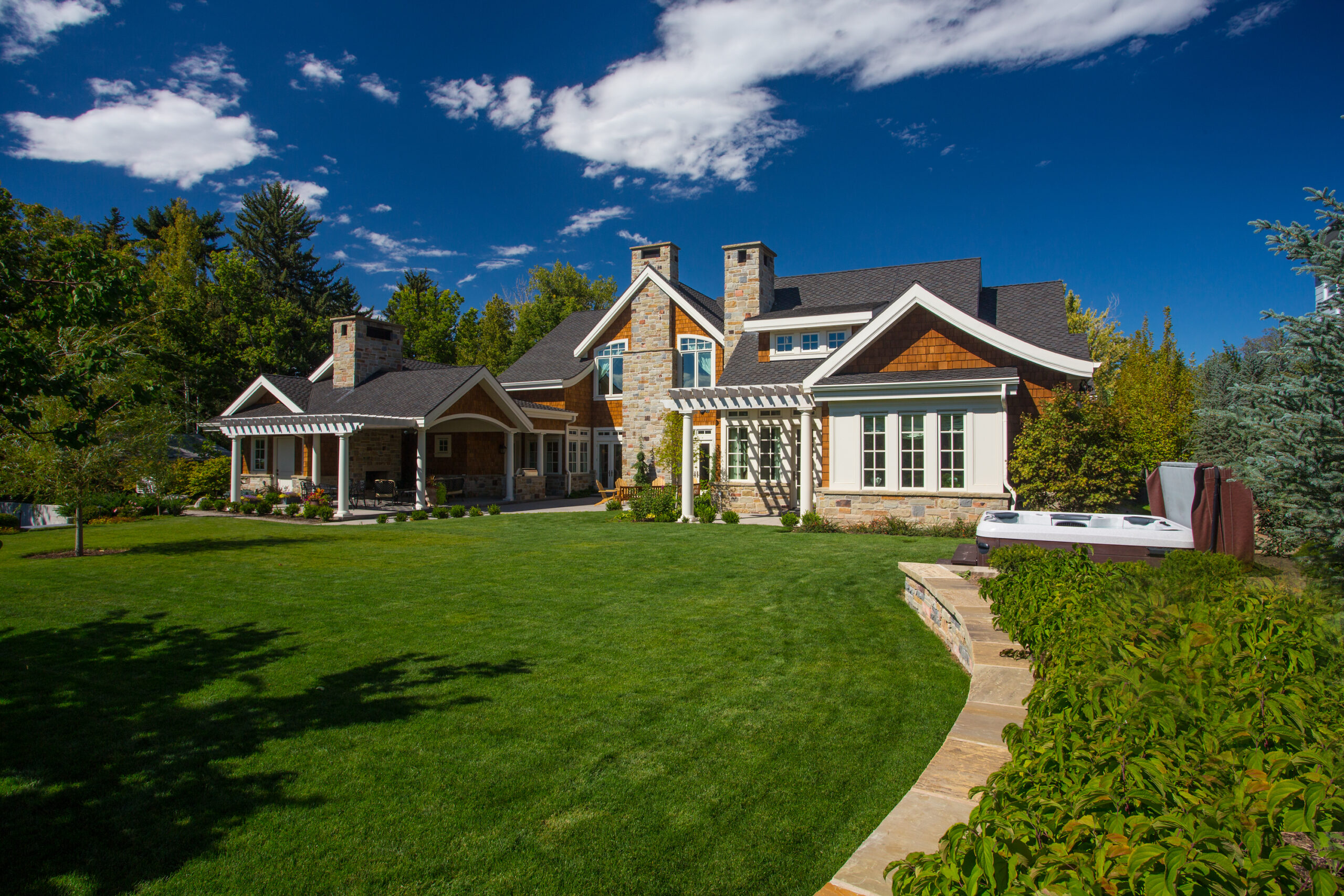 Olympus custom home in Park City — exterior hero